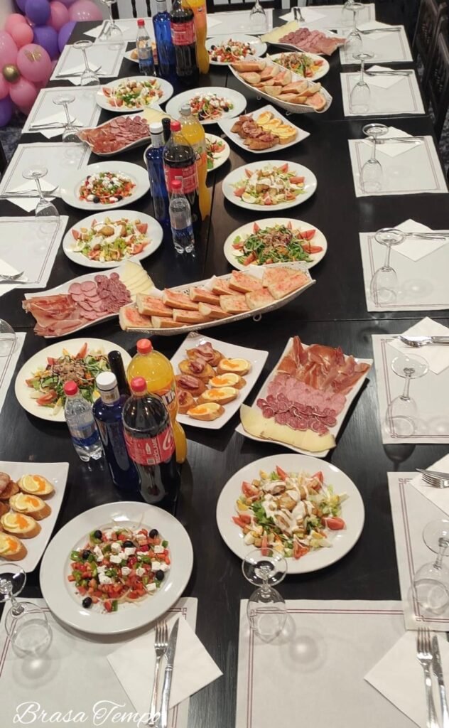 Mesas con tapas para compartir